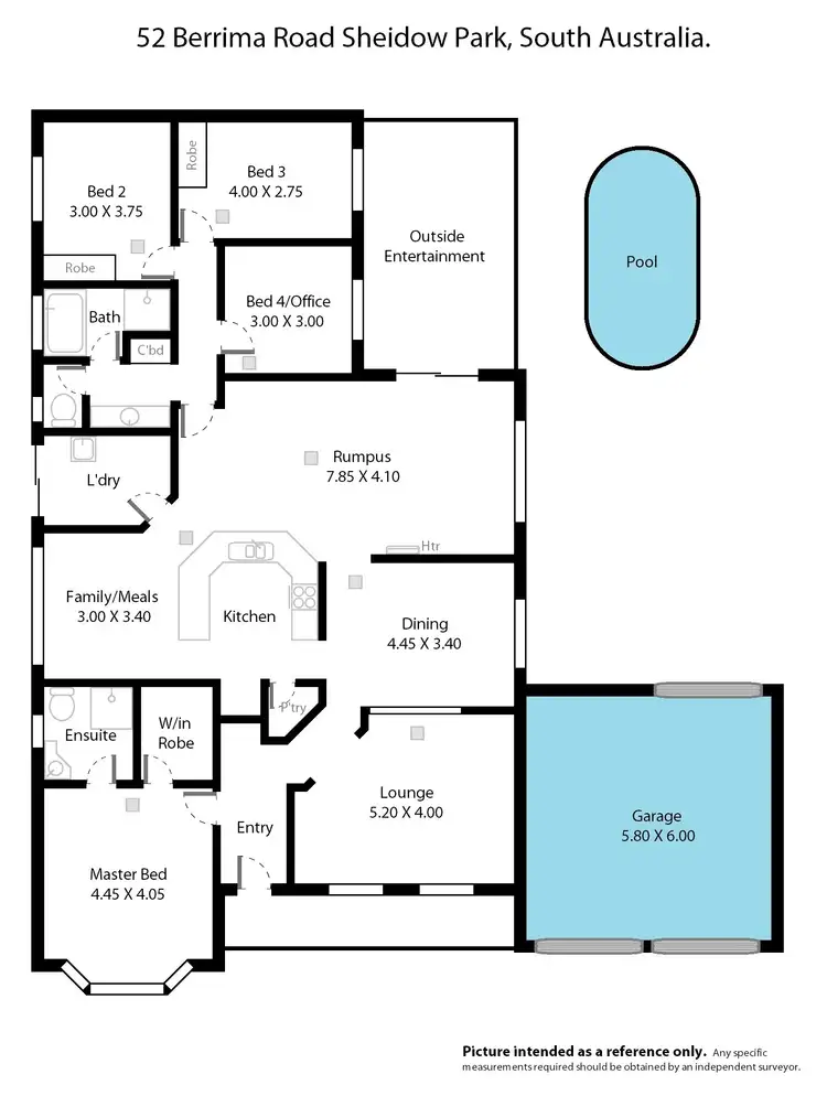 Floorplan of Homely house listing, 52 Berrima Road, Sheidow Park SA 5158