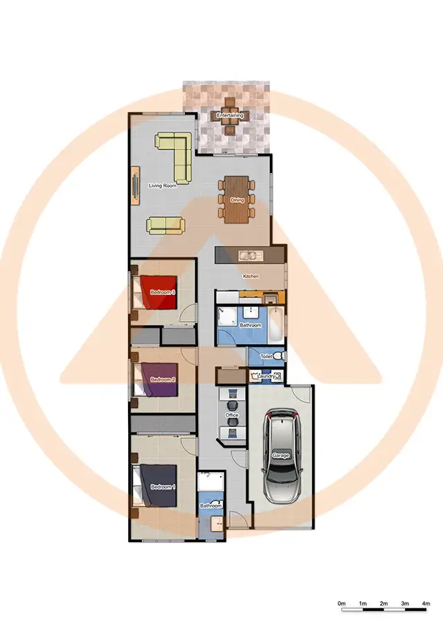 Floorplan of Homely unit listing, 9/3-7 Ming Street, Marsden QLD 4132