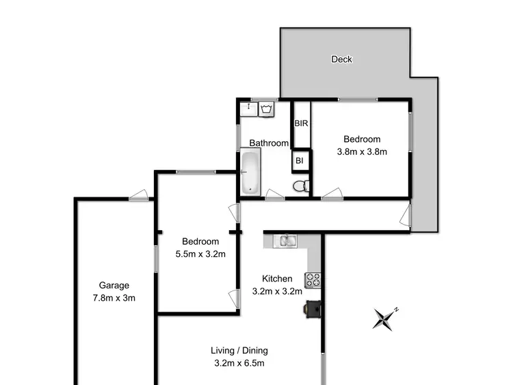 Floorplan of Homely house listing, 2 Second Avenue, Dodges Ferry TAS 7173