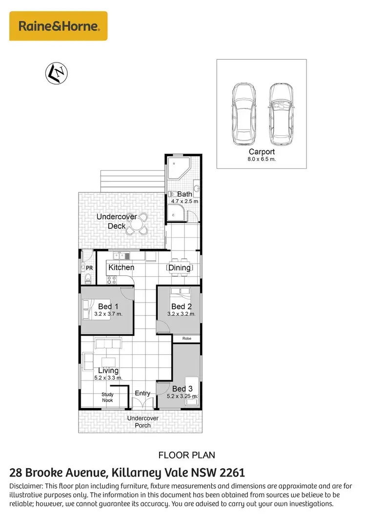 Floorplan of Homely house listing, 28 Brooke Avenue, Killarney Vale NSW 2261