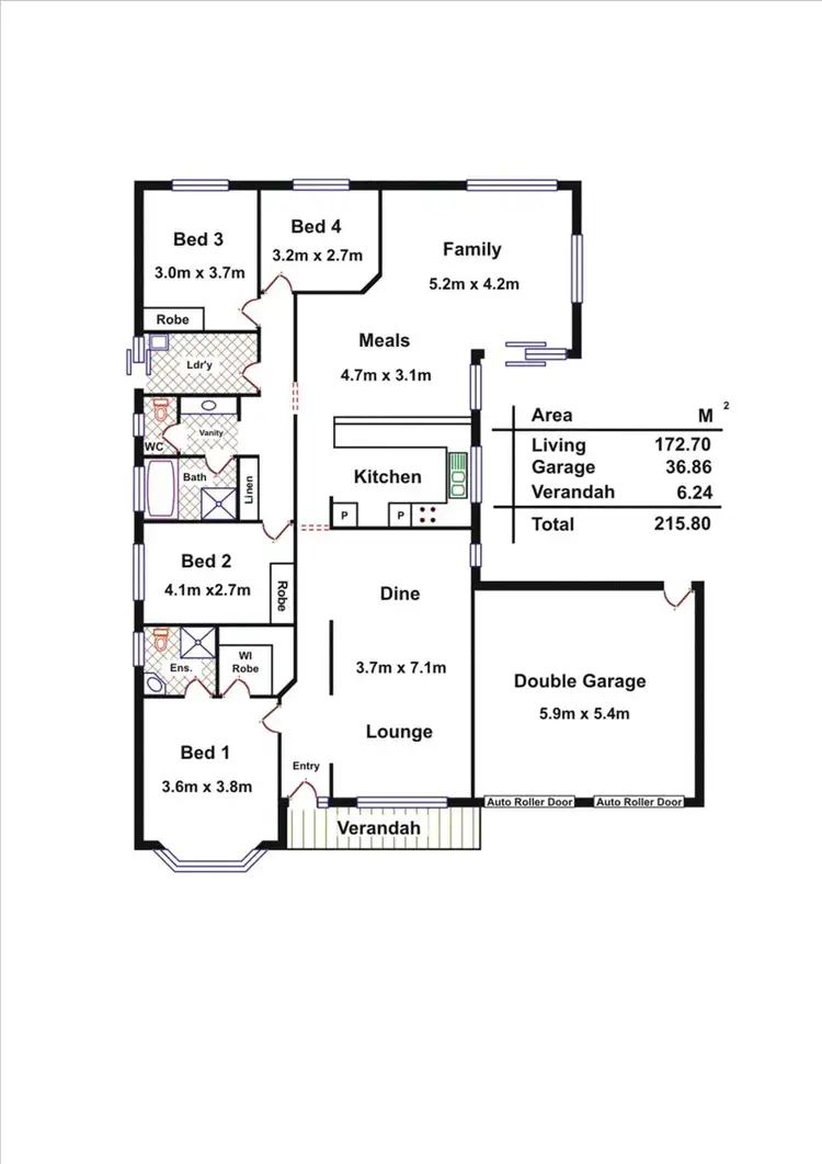 Floorplan of Homely house listing, 11 Teal Court, Hewett SA 5118
