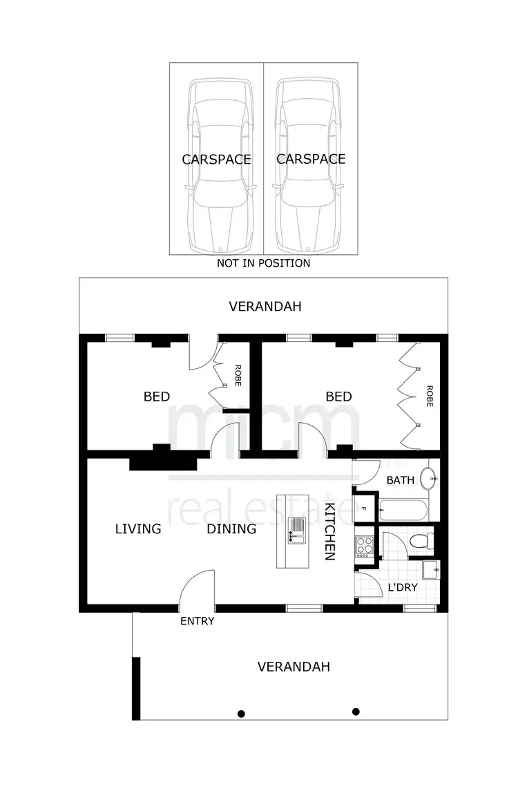 Floorplan of Homely apartment listing, 136 Wiltshire Drive, Kew VIC 3101