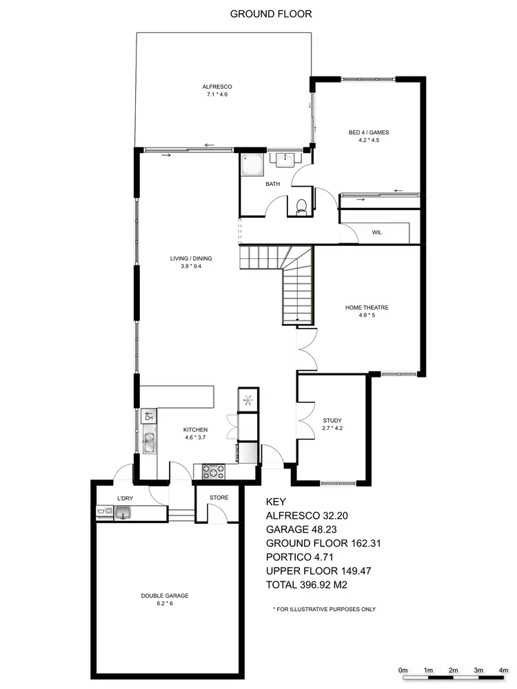 Floorplan of Homely house listing, 12 Burney Court, Kardinya WA 6163