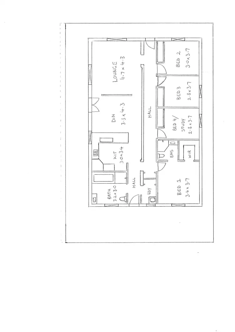 Floorplan of Homely house listing, 46 Park Street, Uralla NSW 2358