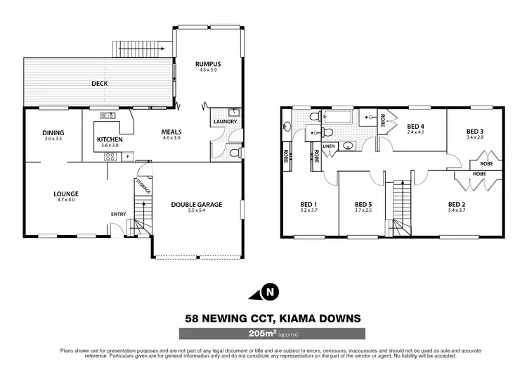 Floorplan of Homely house listing, 58 Newing Circuit, Kiama Downs NSW 2533