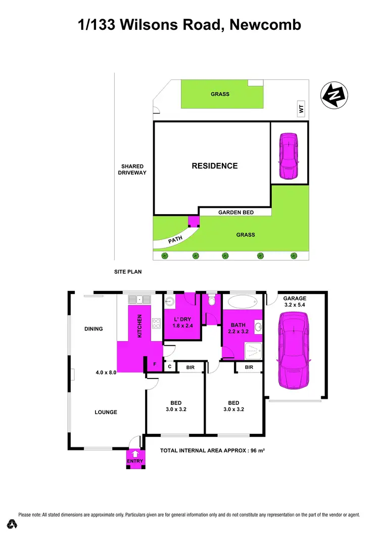 Floorplan of Homely house listing, 1/133 Wilsons Road, Newcomb VIC 3219