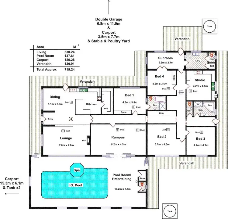 Floorplan of Homely house listing, 700 Coventry Road, Kudla SA 5115