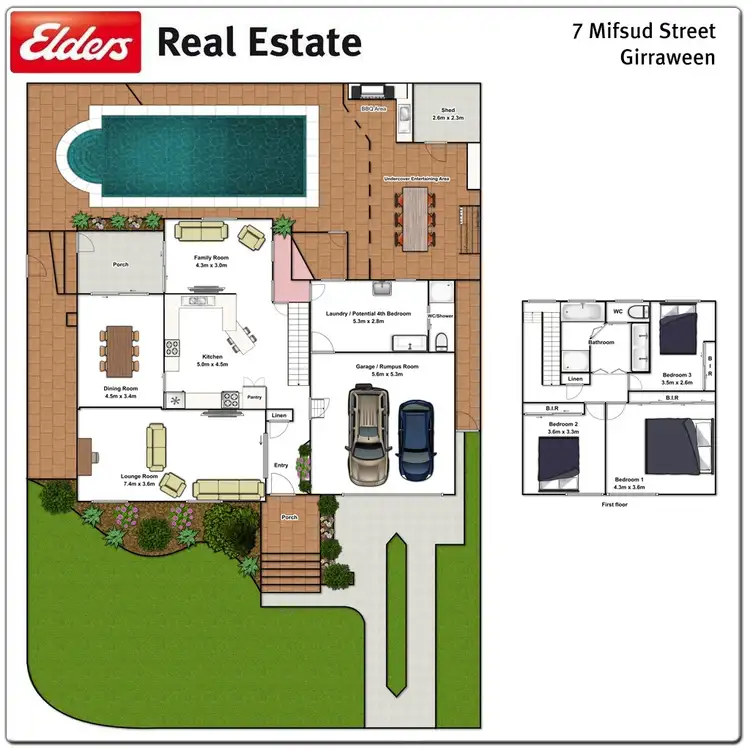 Floorplan of Homely house listing, 7 Mifsud Street, Girraween NSW 2145