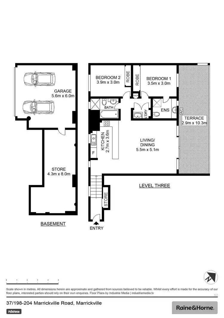 Floorplan of Homely apartment listing, 37/198-204 Marrickville Road, Marrickville NSW 2204