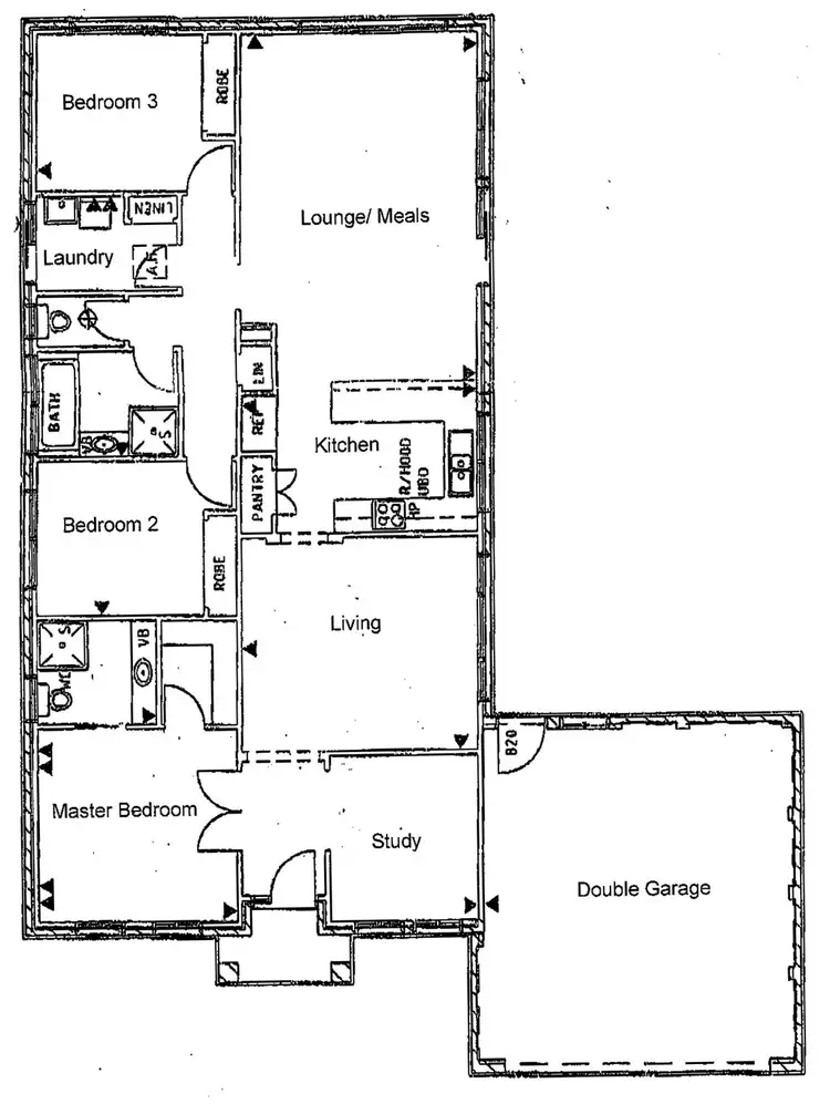 Floorplan of Homely house listing, 11 Burge Drive, Sunbury VIC 3429