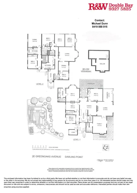 Floorplan of Homely house listing, 2E Greenoaks Avenue, Darling Point NSW 2027