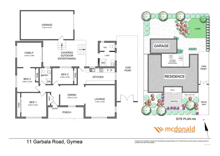 Floorplan of Homely house listing, 11 Garbala Road, Gymea NSW 2227