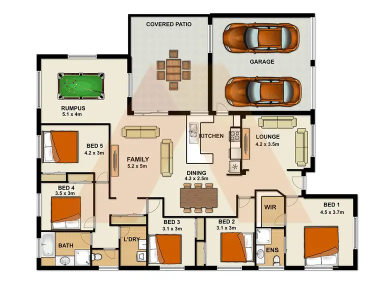 Floorplan of Homely house listing, 17 Swanbrook Place, Parkinson QLD 4115