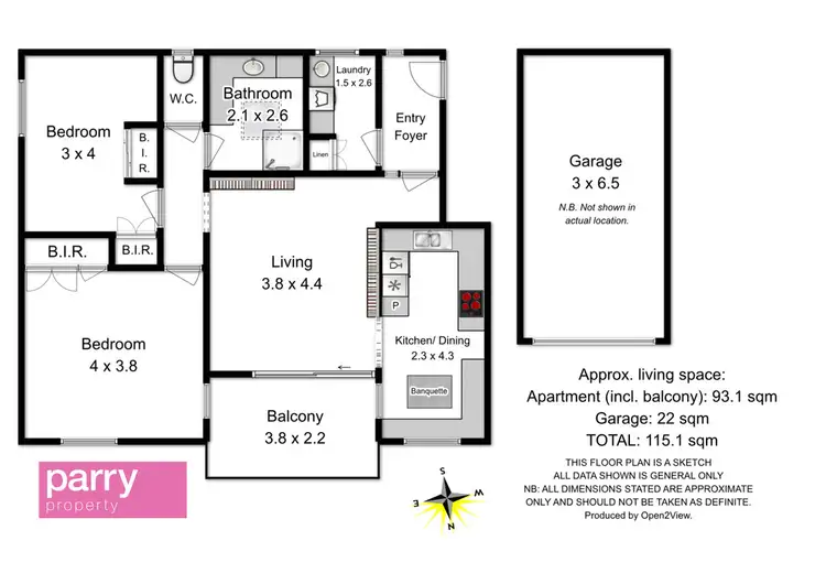 Floorplan of Homely unit listing, Unit 10, 2 High Street, East Launceston TAS 7250