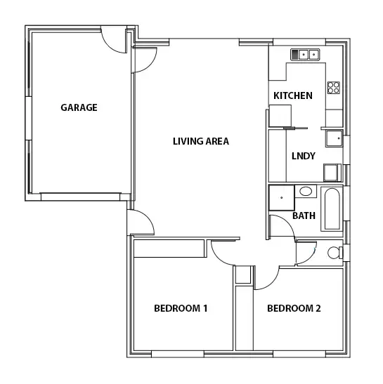Floorplan of Homely unit listing, 2/19 Dudley Drive, Brighton TAS 7030