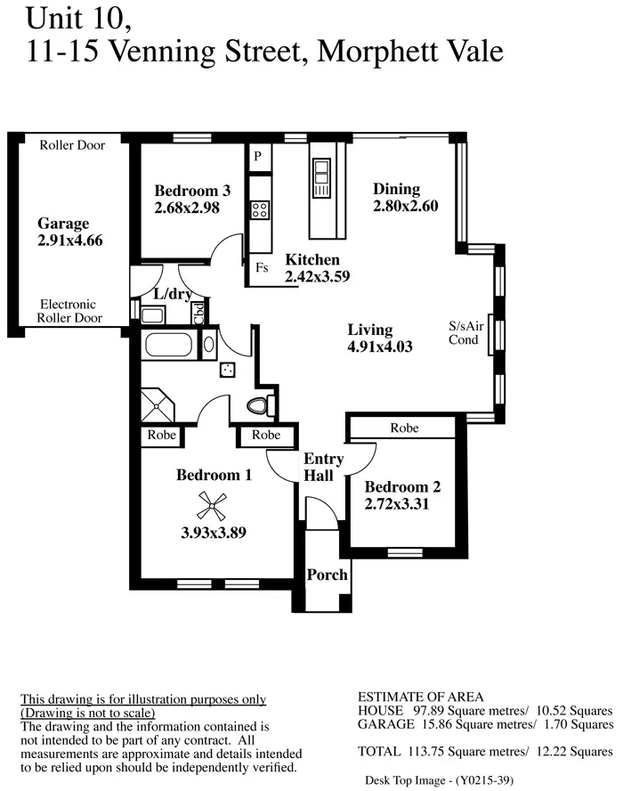 Floorplan of Homely house listing, 10/11-15 Venning Street, Morphett Vale SA 5162