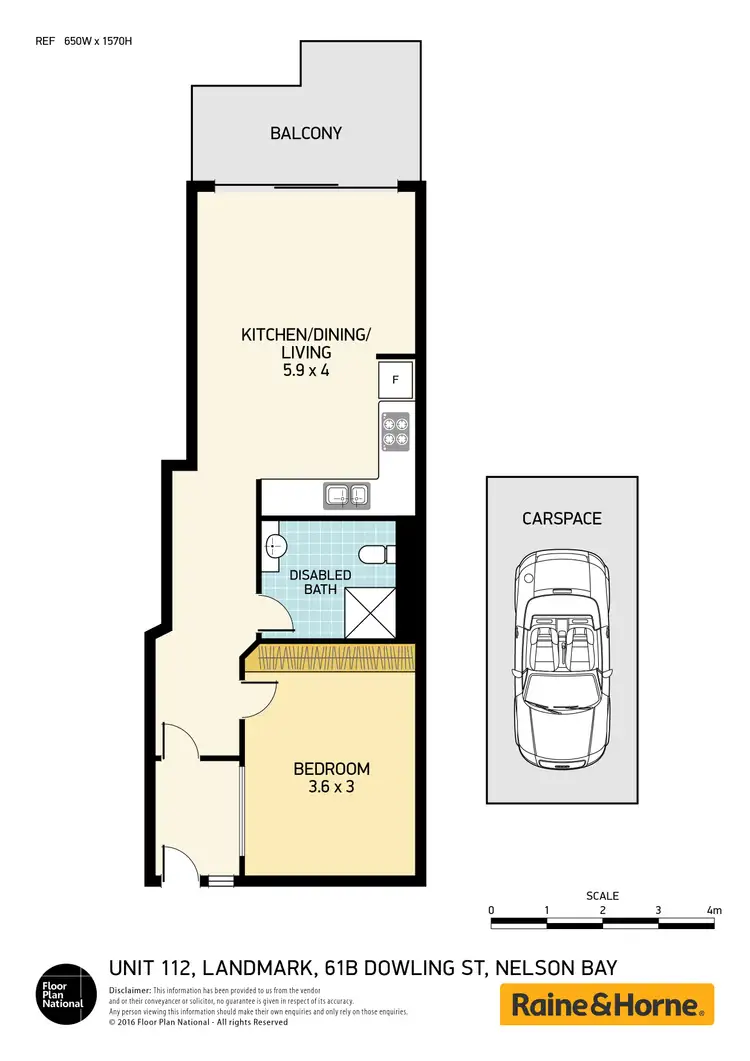 Floorplan of Homely house listing, 112/61 Dowling Street, Nelson Bay NSW 2315