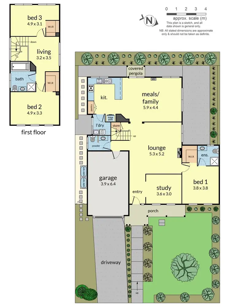 Floorplan of Homely townhouse listing, 12 Smith Street, Carrum VIC 3197