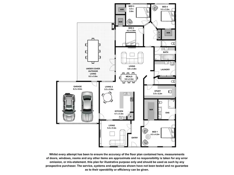 Floorplan of Homely house listing, 48 Cherlin Drive, Warrnambool VIC 3280