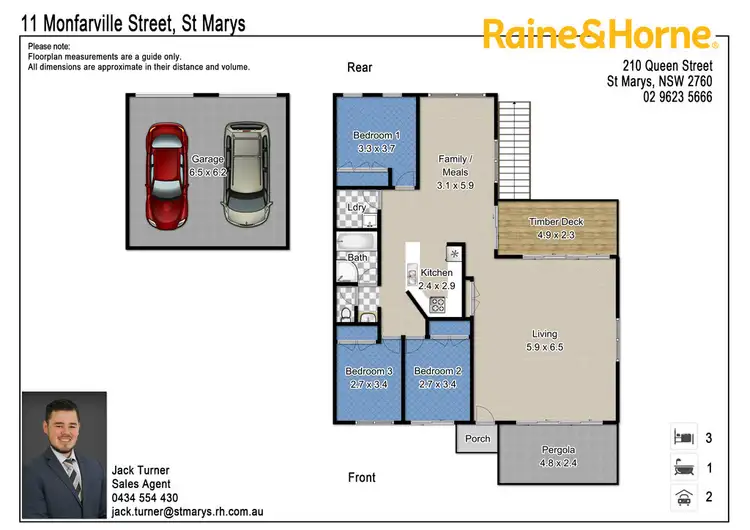 Floorplan of Homely house listing, 11 Monfarville Street, St Marys NSW 2760