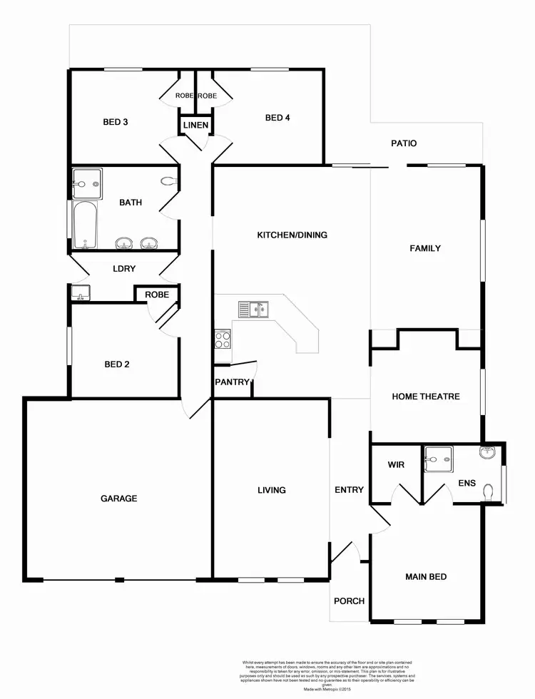 Floorplan of Homely house listing, 28 Laurie st, Raworth NSW 2321