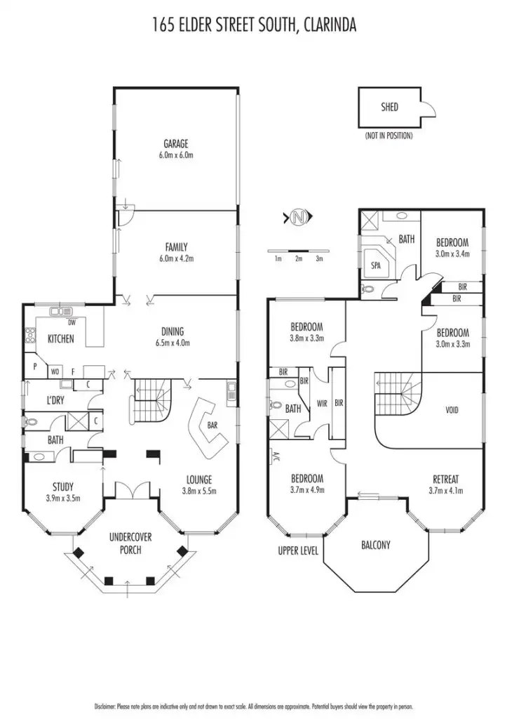 Floorplan of Homely house listing, 165 Elder Street South, Clarinda VIC 3169