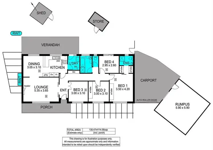 Floorplan of Homely house listing, 16 Rositano Drive, Salisbury SA 5108