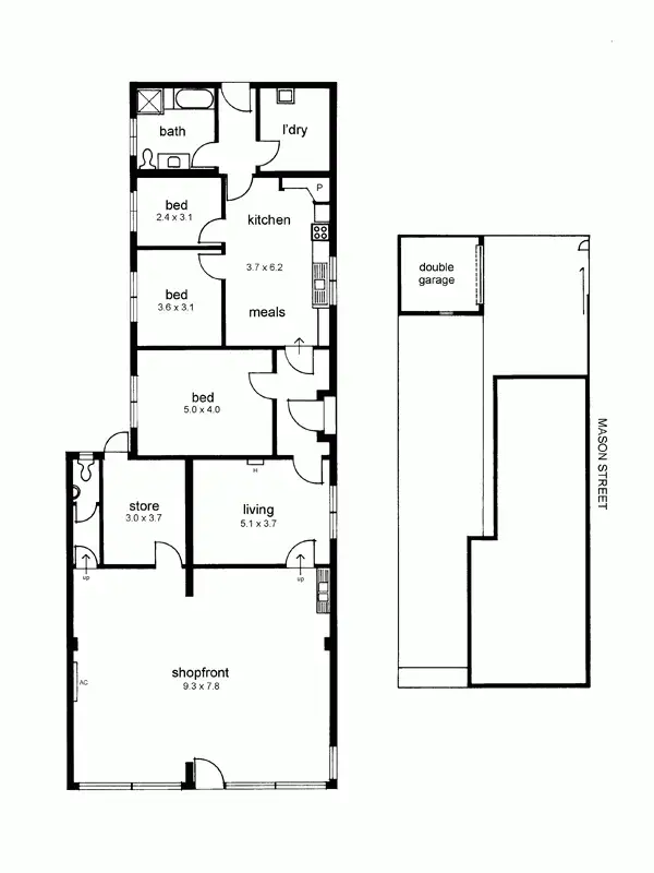 Floorplan of Homely house listing, 708-710 High Street, Reservoir VIC 3073