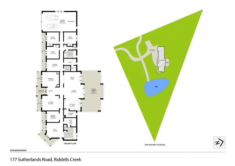 Floorplan of Homely house listing, 177 Sutherlands Road, Riddells Creek VIC 3431