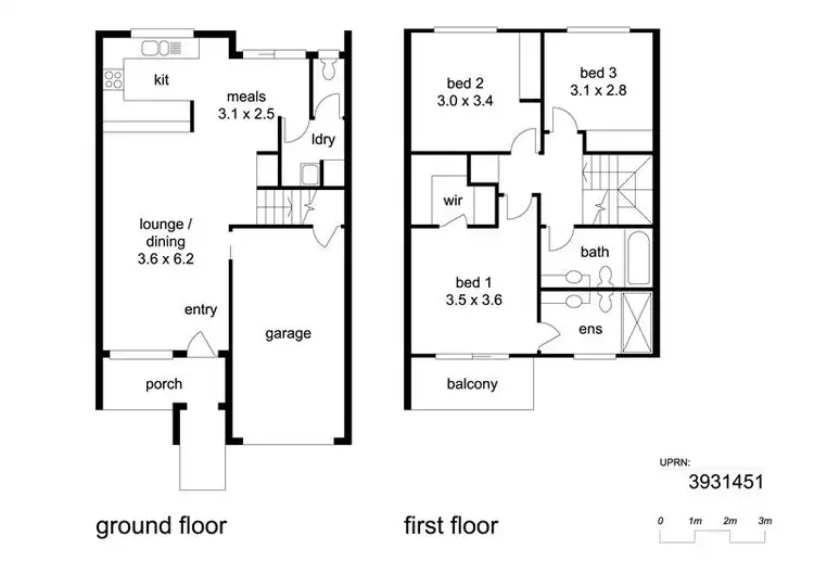 Floorplan of Homely townhouse listing, Address available on request