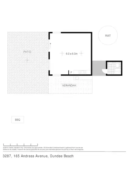 Floorplan of Homely rural property listing, Section 3287 Andreas Avenue, Dundee Beach NT 840