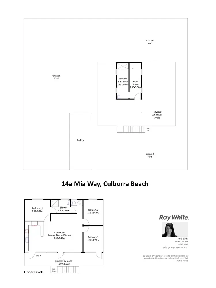 Floorplan of Homely house listing, 14A Mia Way, Culburra Beach NSW 2540