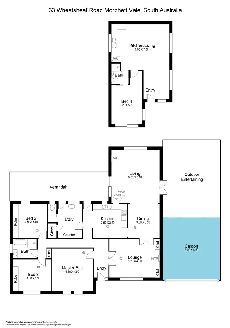 Floorplan of Homely house listing, 63 & 65 Wheatsheaf Rd, Morphett Vale SA 5162
