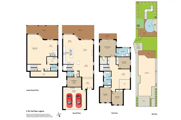 Floorplan of Homely house listing, 2 Tea Tree Place, Lugarno NSW 2210