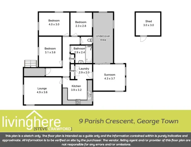 Floorplan of Homely house listing, 9 Parish Crescent, George Town TAS 7253