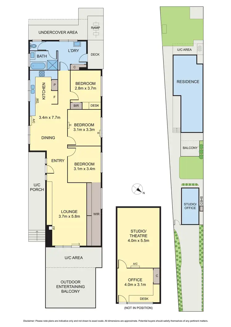 Floorplan of Homely house listing, 66 The Strand, Newport VIC 3015