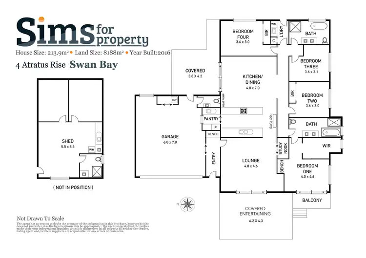 Floorplan of Homely house listing, 4 Atratus Rise, Swan Bay TAS 7252