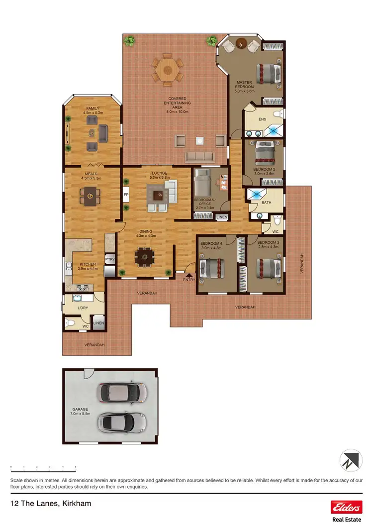Floorplan of Homely house listing, 12 THE LANES, Kirkham NSW 2570