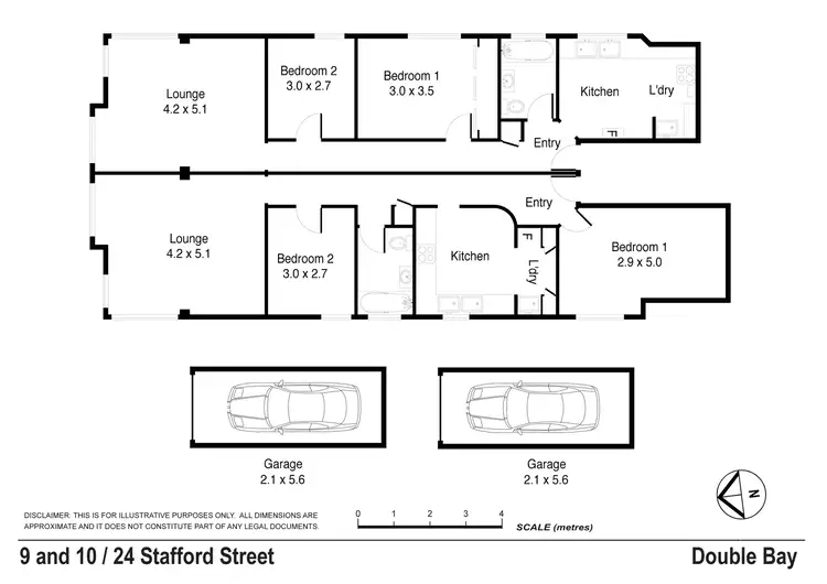 Floorplan of Homely apartment listing, 9and10/24 Stafford Street, Double Bay NSW 2028