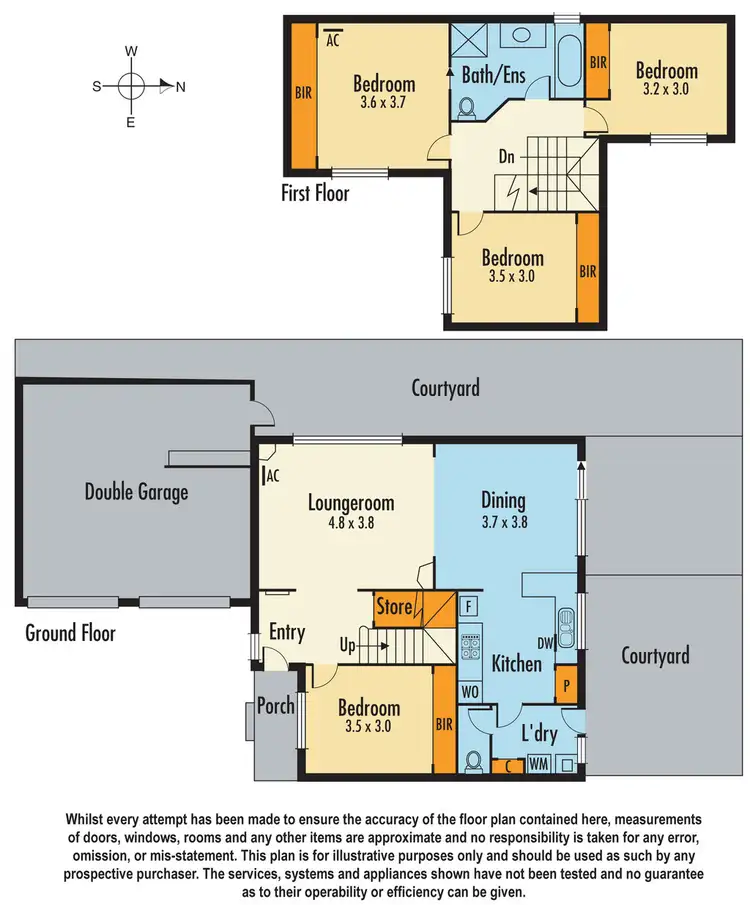 Floorplan of Homely townhouse listing, 85C Clarinda Rd, Oakleigh South VIC 3167