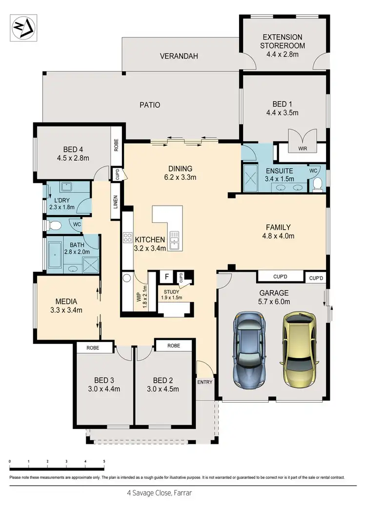 Floorplan of Homely house listing, 4 Savage Close, Farrar NT 830
