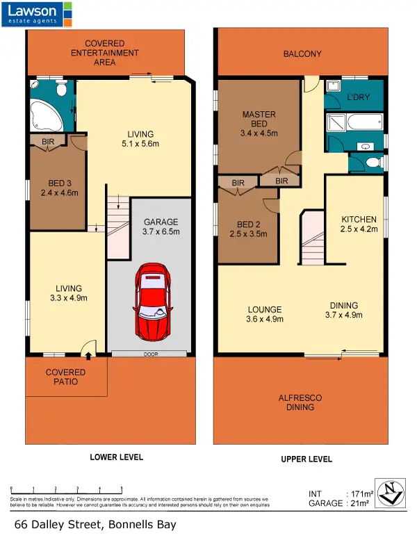 Floorplan of Homely house listing, 66 Dalley Street, Bonnells Bay NSW 2264