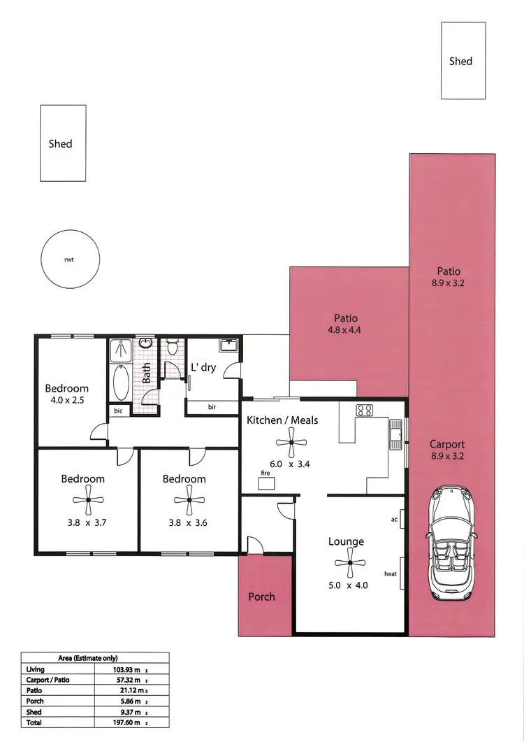 Floorplan of Homely house listing, 19 Third Street, Snowtown SA 5520