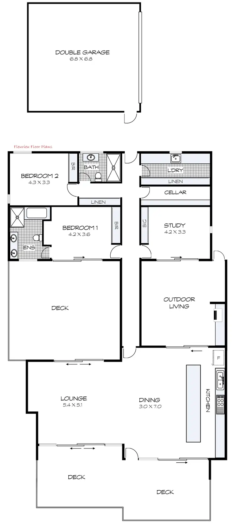 Floorplan of Homely house listing, 5A Riverside Drive, Goolwa South SA 5214