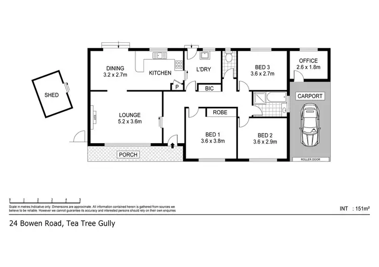 Floorplan of Homely house listing, 24 Bowen Road, Tea Tree Gully SA 5091
