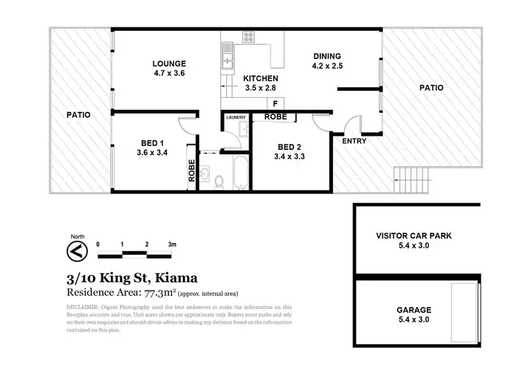 Floorplan of Homely villa listing, 3/10 King Street, Kiama NSW 2533