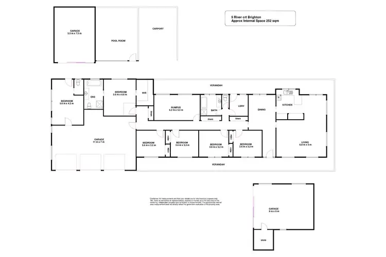 Floorplan of Homely house listing, 5 River Court, Brighton TAS 7030
