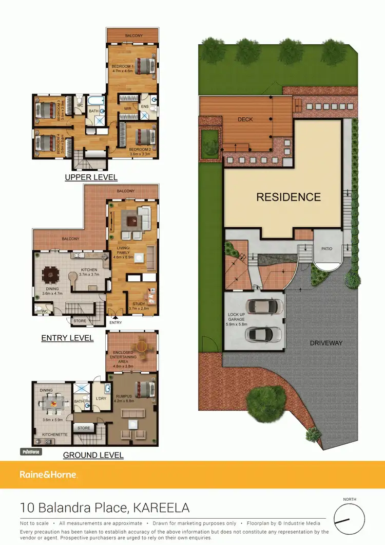 Floorplan of Homely house listing, 10 Balandra Place, Kareela NSW 2232