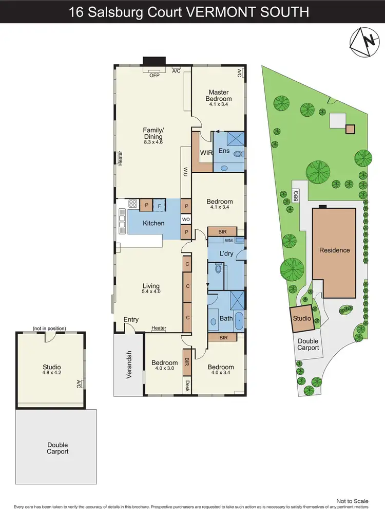 Floorplan of Homely house listing, 16 Salsburg Court, Vermont South VIC 3133