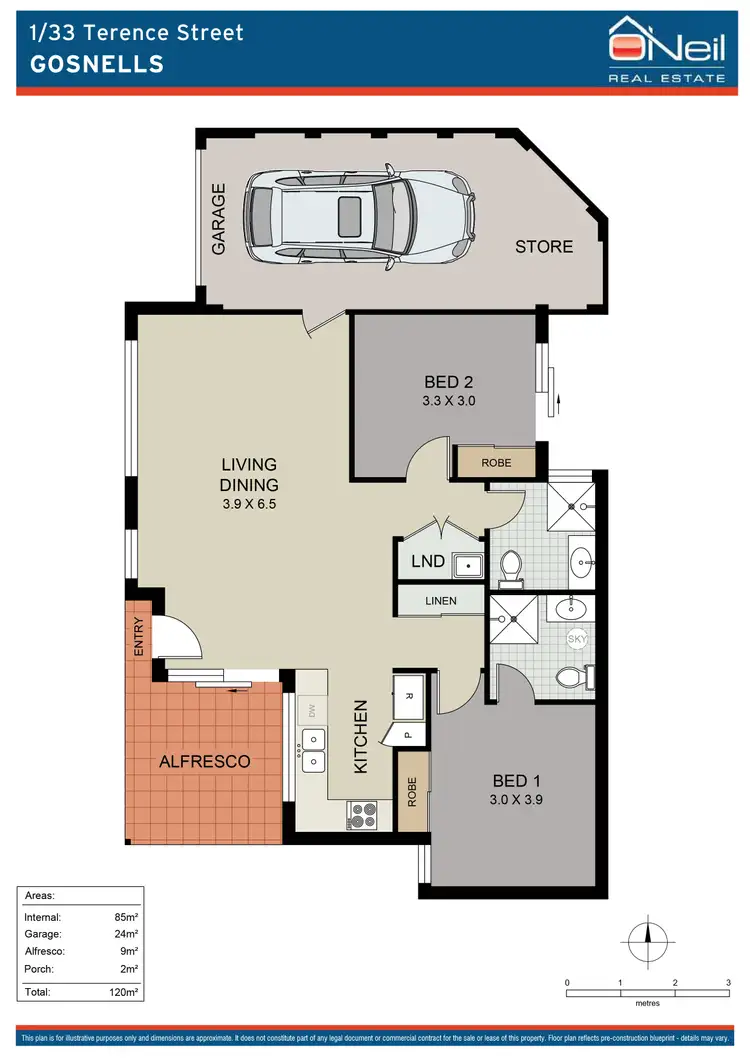 Floorplan of Homely house listing, Unit 1 / 33 Terence Street, Gosnells WA 6110